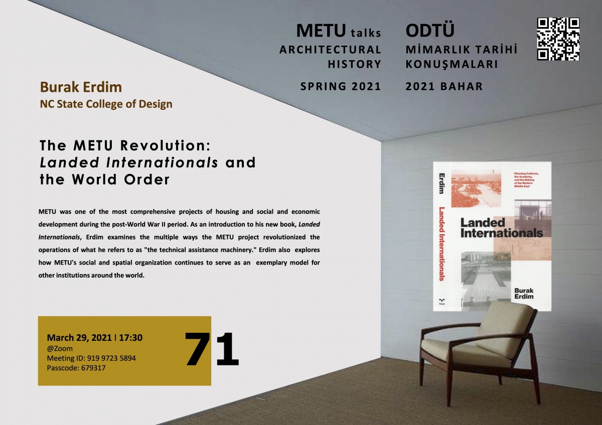 METU Talks 71 Poster